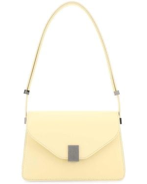 Lanvin Pastel Leather Concerto Shoulder Bag - Yellow