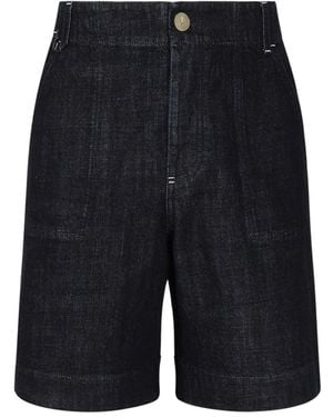 Jacquemus Shorts Di Bermuda Di De Nîmes - Blu