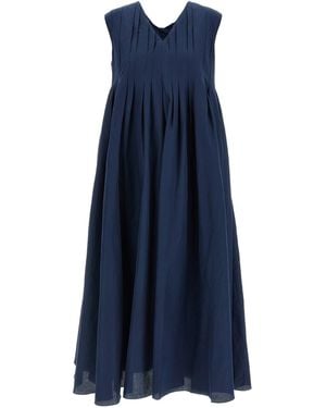 Max Mara 'Piega' Kleid - Blau