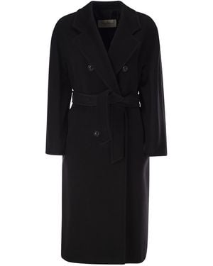 Max Mara Madame Mantel aus Schurwolle und Kaschmir - Schwarz