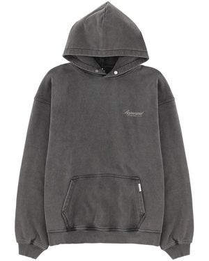 Represent Logo Oversized Hoodie - Grey