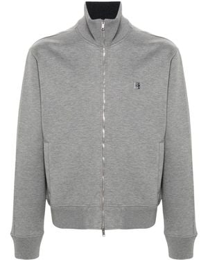 Givenchy Logo Zipped Track Suit - Gray