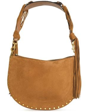 Isabel Marant Oskan Zachte Suède Cognac Tas - Bruin
