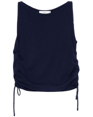 DUNST Drawstring Boat Neck - Blue