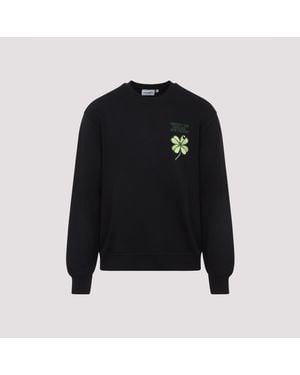 Carhartt Clover Cotton Sweatshirt - Black