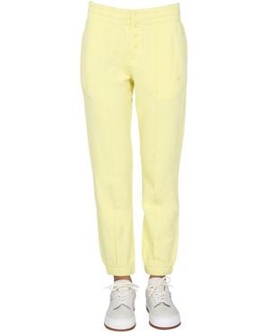 Helmut Lang jogging Pants With Buttons - Yellow
