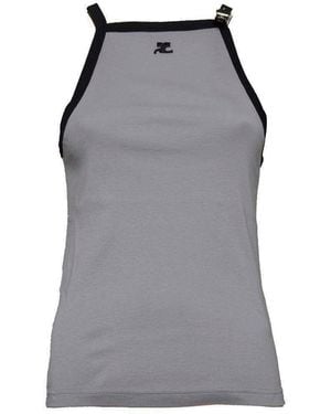 Courreges Top - Grau
