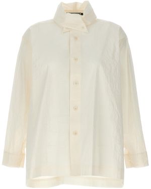 Issey Miyake 'Shaped Membrane' Shirt - White