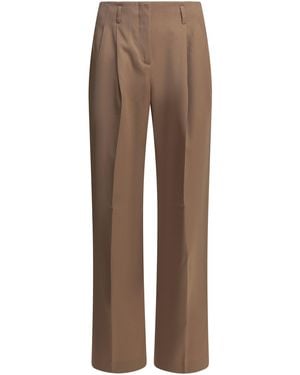 Golden Goose Tailored Trousers Made Of Virgin Wool - Brown