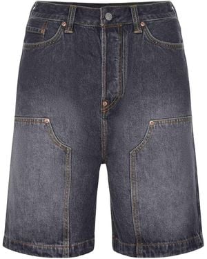 Evisu Bermuda -Shorts aus Denim. - Blau