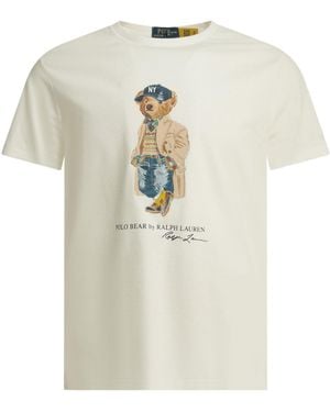 Polo Ralph Lauren "Polo Bear" Crew Neck T Shirt - White
