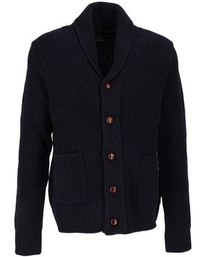 Barbour Cárdigan de punto Hartland - Azul
