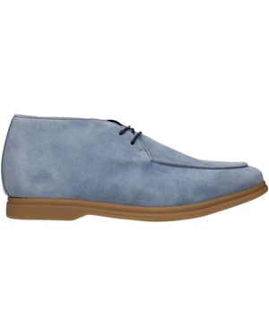 Eleventy Eleven Boots Suede/Powder - Blue