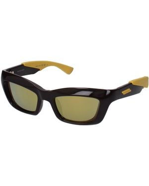 Bottega Veneta Sunglasses Acetate/Mustard - Green