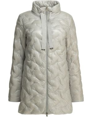 Herno "Resort" Long Down Jacket - Grey