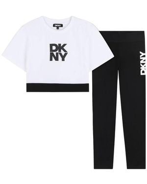 DKNY Completo Tee Shirt + Fus - Black