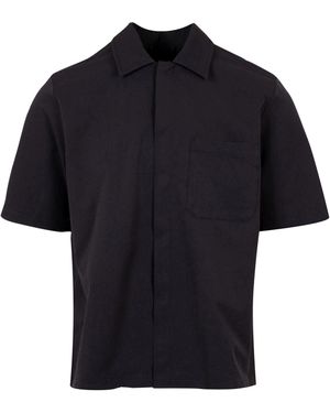 Herno Overhemden Blauw - Zwart