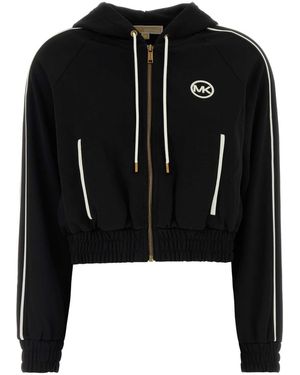 MICHAEL Michael Kors Tech Fabric Sweatshirt - Black