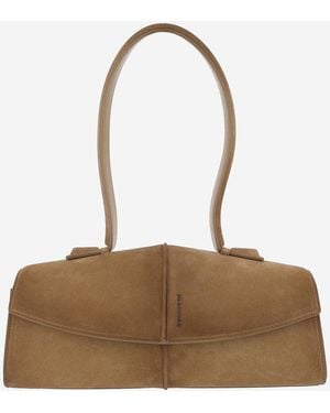 Jil Sander Suede Shoulder Bag - Brown