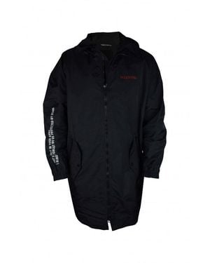 Valentino Garavani Moon Print Waterproof Jacket - Blue
