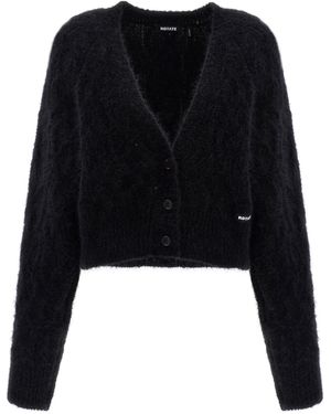 ROTATE BIRGER CHRISTENSEN Drehen Sie den Cardigan "Flufy Knit" von Birger Christensen - Schwarz