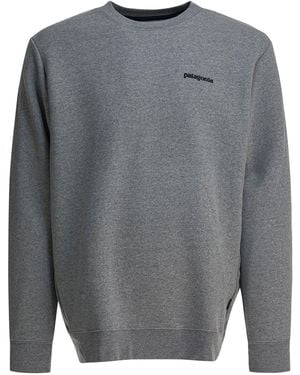 Patagonia Fitz Roy Icon Uprisal Sweatshirts-Uomo - Grigio