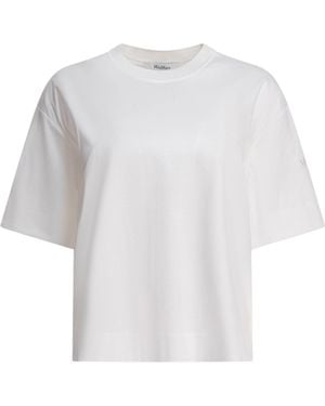 Max Mara Pure Top Bianco-Donna