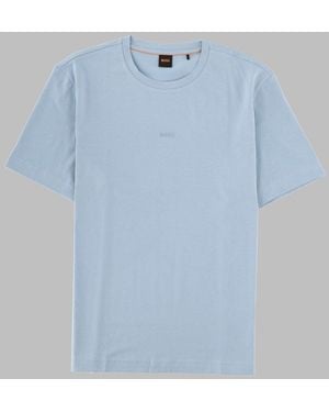 BOSS T Shirt Con Logo - Blue