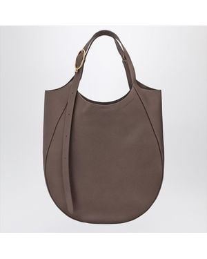 Longchamp Shopping Bag Xl Le Foulonné Taupe - Brown