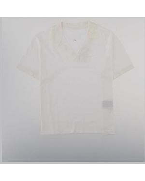 Maison Margiela T Shirt "Taped" Con Scollo A V - Grey