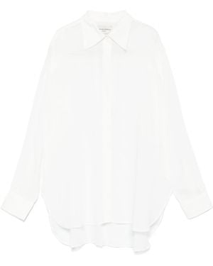 Officine Generale Augustine Itl Lyocell Voile Clothing - White