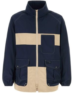 Fay Two-Tone Nylon Jacket - Blue