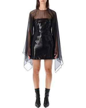 Alberta Ferretti Alberta Ferretti Sequin Mini Dress - Black