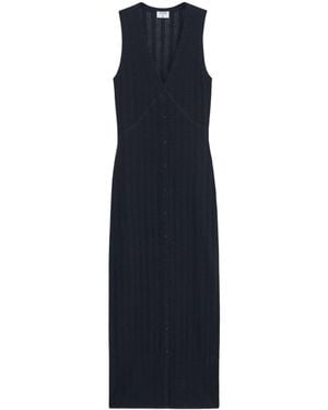 Filippa K Organic Cotton Long Dress - Blue