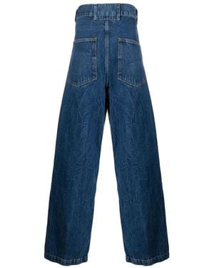 Paura Vivienne Work Pant - Blue