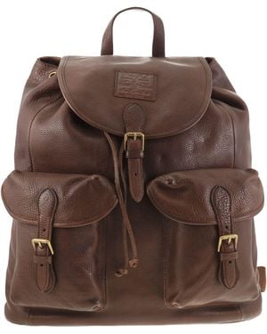 Polo Ralph Lauren Heritage Leder Rucksack - Braun
