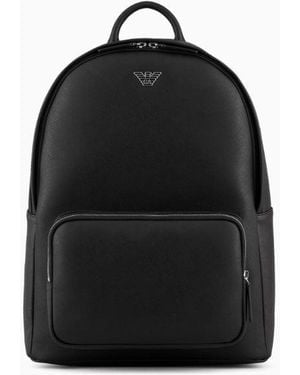 Emporio Armani Roundshape Backpack - Black