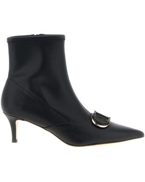 Twinset 'Oval T' Knöchelstiefel - Schwarz