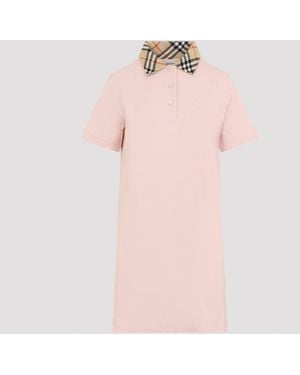 Burberry Iris Polo Dress - Pink