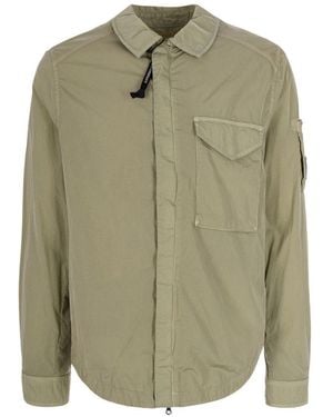 C.P. Company Sobrecamisa Con Bolsillos Con Solapa - Verde