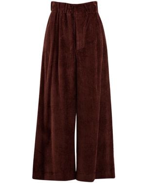 SOLOTRE Pantalones púrpura - Morado