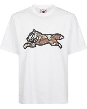 ICECREAM Camiseta de algodón con logo de helado - Blanco