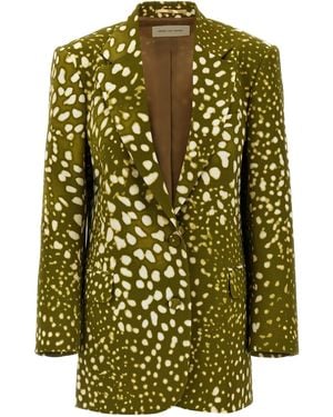 Dries Van Noten 'Basti' Blazer - Verde