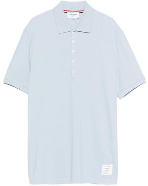 Thom Browne Baumwoll-Poloshirt - Weiß