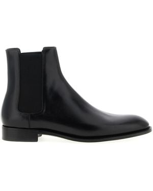 Saint Laurent Adrien Boots And Ankle Boots - Black