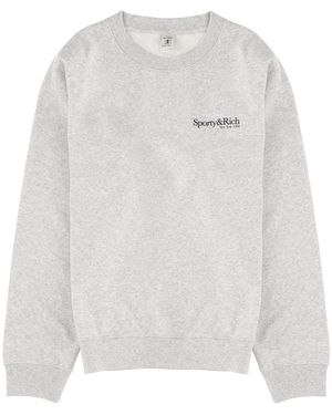 SPORTY&RICH Sweatshirt With Logo - White