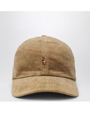 Polo Ralph Lauren Corduroy Baseball Cap - Natural