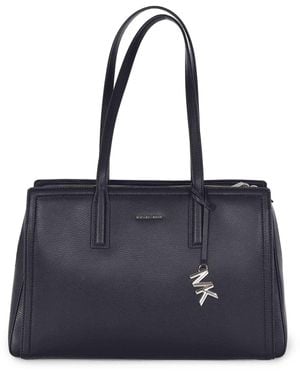 Michael Kors "Laila" -Tasche aus Saffiano Leder - Blau