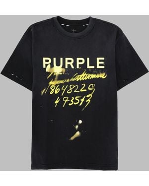 Purple Brand Long Sleeve Casual T-Shirt - Black