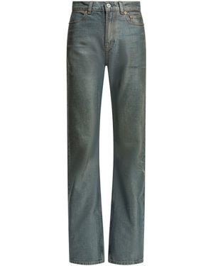 Our Legacy Wata Cut Organic Cotton Polyester Straight Leg Jeans - Grey